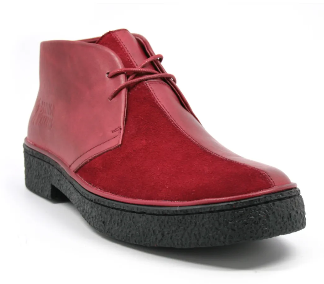Classic Playboy Chukka Boot Split Toe Leather & Suede