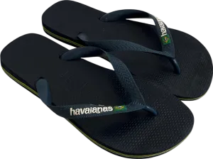 Havaianas Blue Brazil Logo Flip Flops UK 7 EU 41 👞