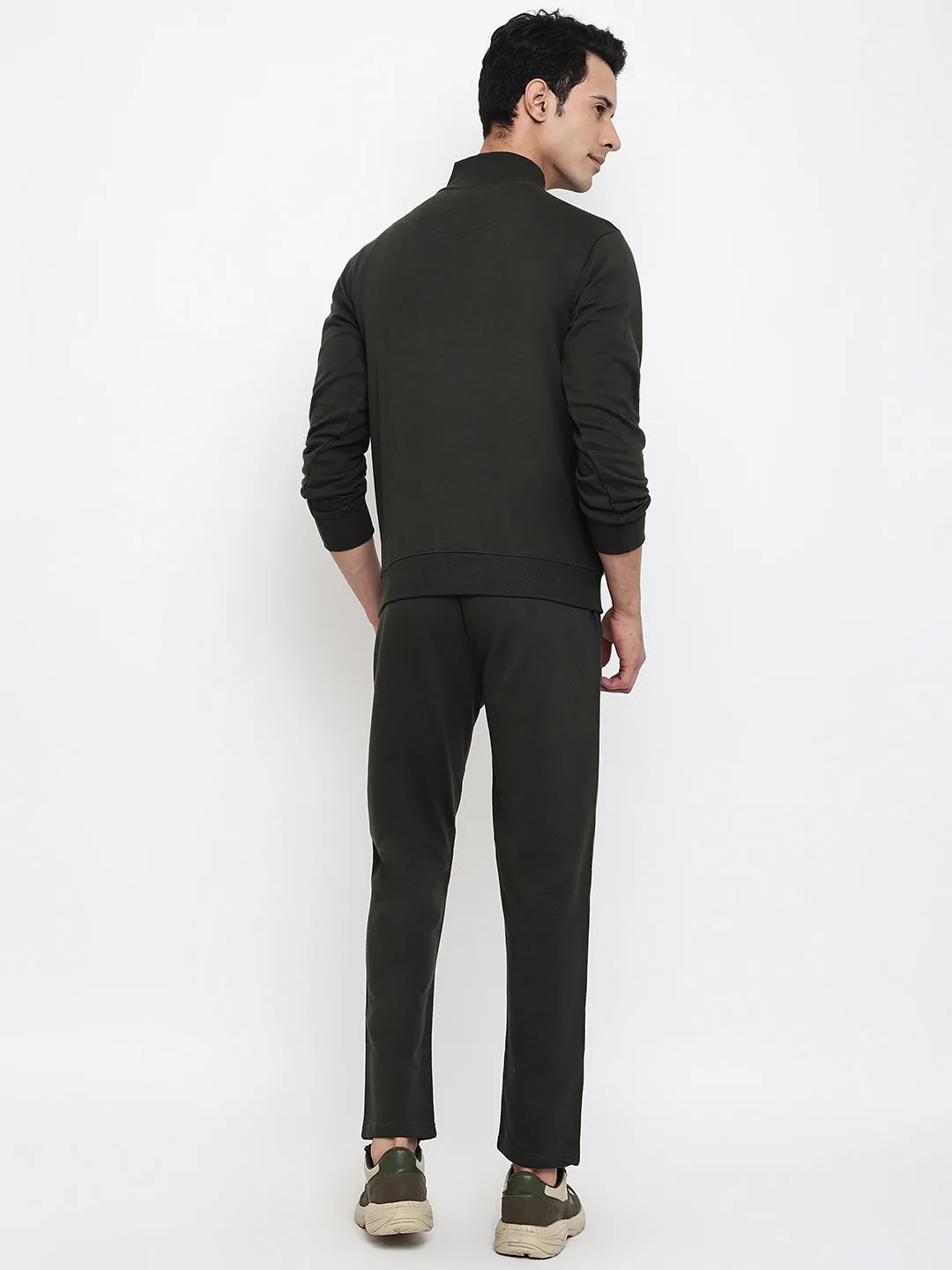 Men Olive Tracksuit