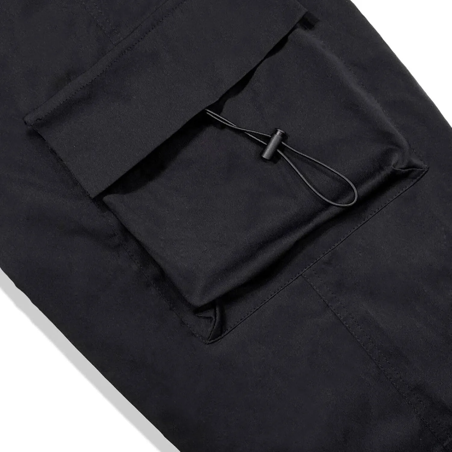 Men's Baggy Cargo Pants Casual Parachute Pant Drawstring Elastic Waist Loose Fit Athletic Joggers Sweatpants with Pockets