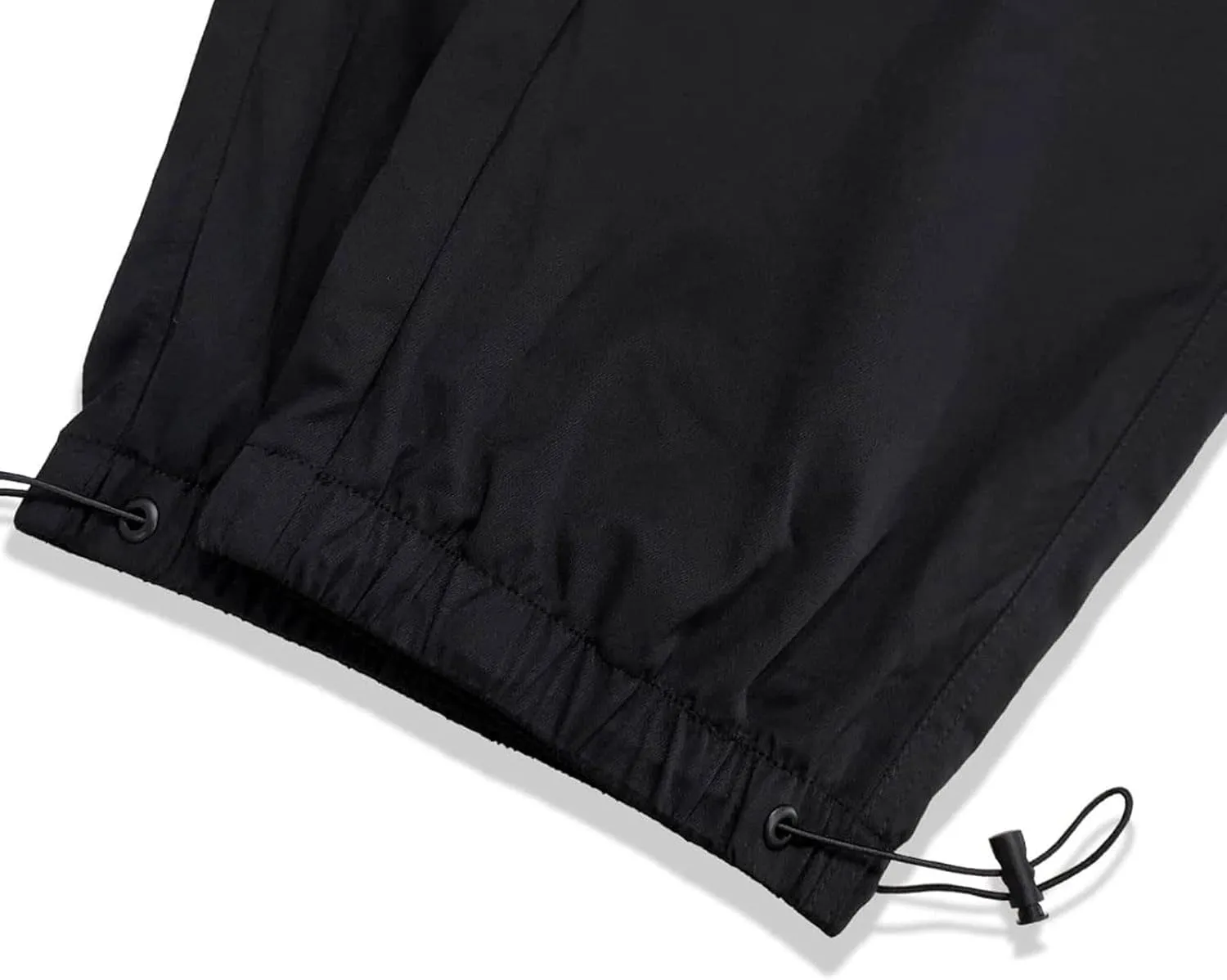 Men's Baggy Cargo Pants Casual Parachute Pant Drawstring Elastic Waist Loose Fit Athletic Joggers Sweatpants with Pockets