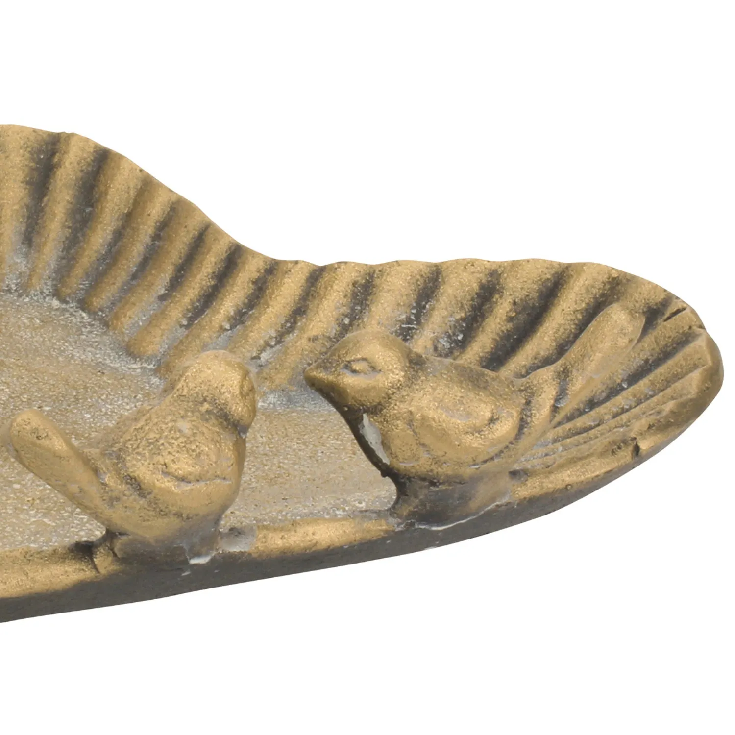 Patina Brass Cast Iron Heart Shaped Plate