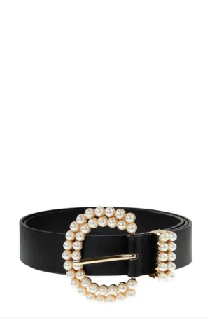 Pearl Horseshoe Buckle Belt Style 3346