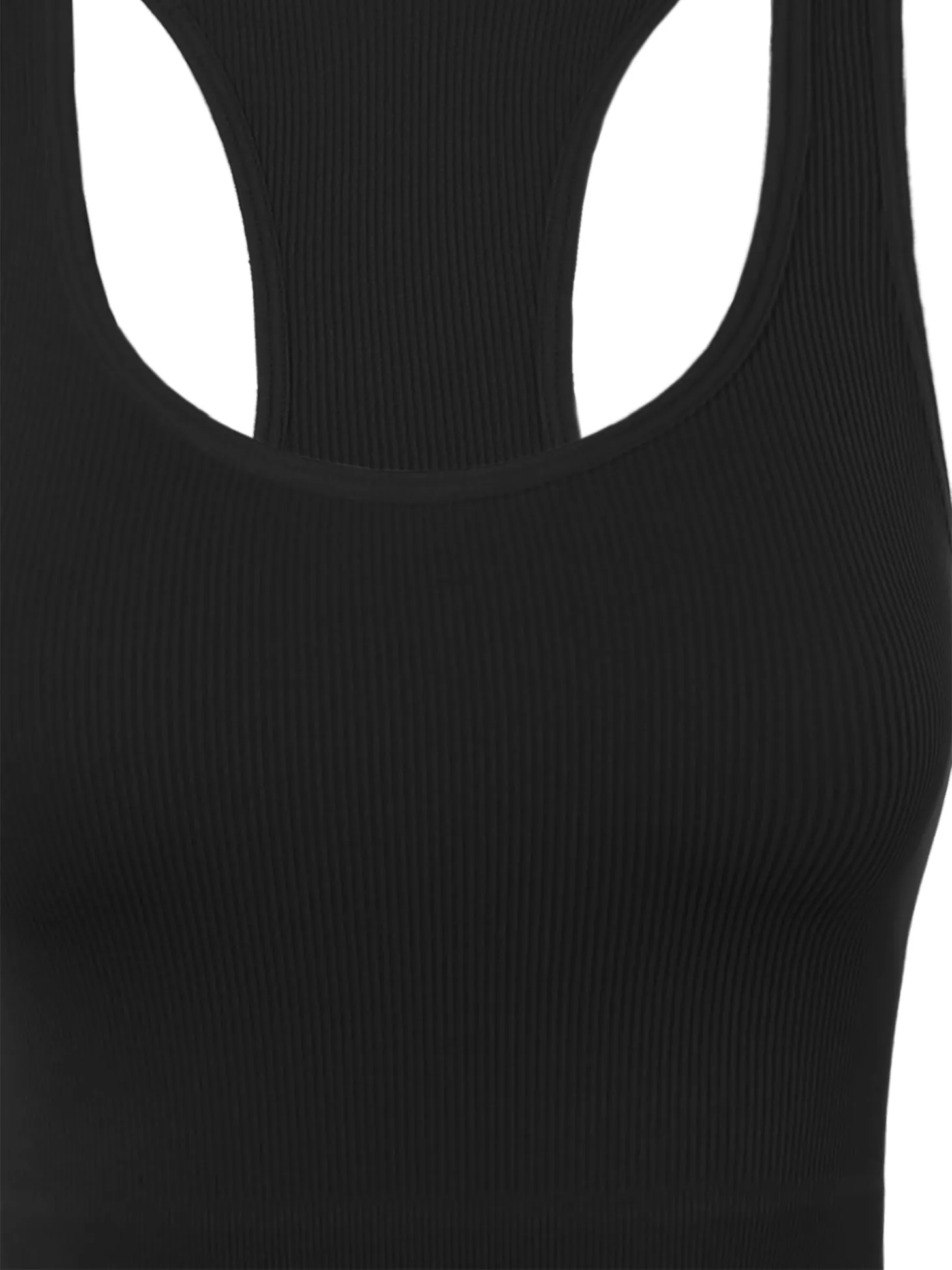 Seamless Workout Cropped Racerback Tank Tops