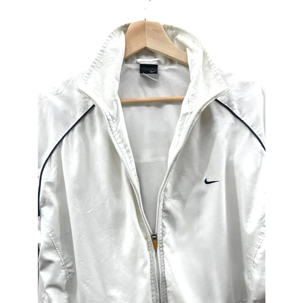Vintage 2000's Nike White Lightweight Full Zip Jacket